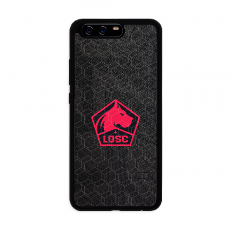 LOSC - Logo Noir et rouge