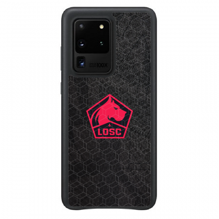 LOSC - Logo Noir et rouge